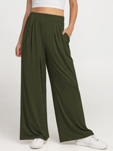 Load image into Gallery viewer, Elastic Waist Wide Leg Pants (multiple color options)
