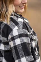 Load image into Gallery viewer, Norah Plaid Shacket - Classic Black and White
