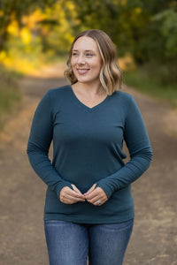 Leah Long Sleeve Top - Teal