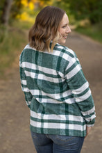 Load image into Gallery viewer, Norah Plaid Shacket - Classic Green and Grey Mix
