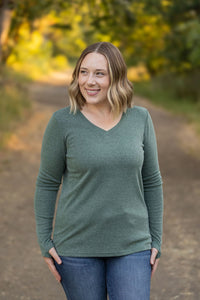 Leah Long Sleeve Top - Light Green