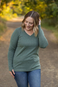 Leah Long Sleeve Top - Light Green