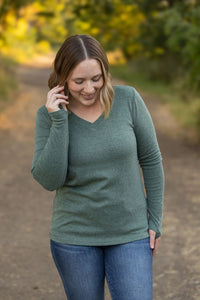 Leah Long Sleeve Top - Light Green