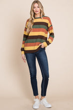 Load image into Gallery viewer, Multi-Color Striped Knit Top
