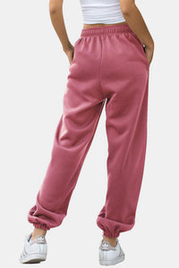 Elastic Waist Joggers with Pockets  (multiple color options)