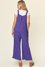 Load image into Gallery viewer, Texture Sleeveless Wide Leg Overall (multiple color options)
