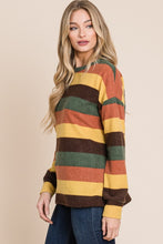 Load image into Gallery viewer, Multi-Color Striped Knit Top
