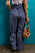 Load image into Gallery viewer, Tied Wide Leg Pants with Pockets
