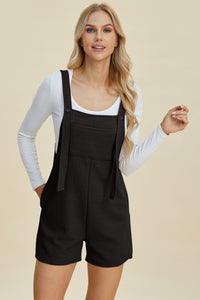 Texture Sleeveless Romper (multiple color options)