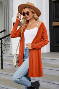 Long Sleeve Open Front Cardigan (multiple color options)