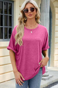 Round Neck Half Sleeve T-Shirt (multiple color options)