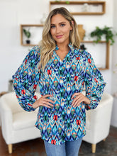 Load image into Gallery viewer, Printed Balloon Sleeve Blouse
