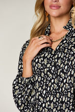 Load image into Gallery viewer, Leopard Long Sleeve Blouse (multiple color options)
