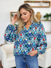 Load image into Gallery viewer, Printed Balloon Sleeve Blouse
