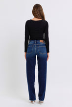 Load image into Gallery viewer, Judy Blue Raw Hem Straight Leg Jeans
