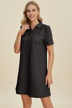 Load image into Gallery viewer, Texture Short Sleeve Dress (multiple color options)
