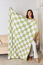 Load image into Gallery viewer, Checkered Decorative Throw Blanket (multiple color options)
