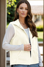 Load image into Gallery viewer, Zip Up Vest Coat with Pockets (multiple color options)
