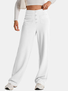 High Waist Wide Leg Pants (multiple color options)