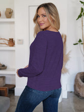 Load image into Gallery viewer, Button Up Round Neck Long Sleeve Cardigan (multiple color options)
