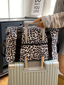 Oxford Cloth Leopard 2-Piece Bag Set (multiple color options)