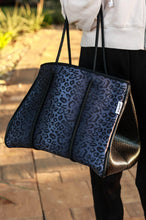 Load image into Gallery viewer, The Marissa - Black Leopard Neoprene Tote
