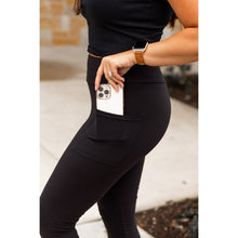 Load image into Gallery viewer, Black CAPRI with POCKETS  - Luxe Leggings by Julia Rose®
