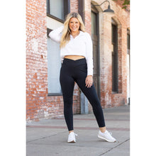 Load image into Gallery viewer, The Alexa High Waist Crossover Athleisure Leggings - Luxe by Julia Rose®
