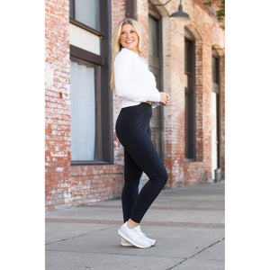 The Alexa High Waist Crossover Athleisure Leggings - Luxe by Julia Rose®