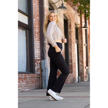 Load image into Gallery viewer, The Liz - Crossover 30&quot;  Bootcut Leggings with Pockets - Luxe by Julia Rose®
