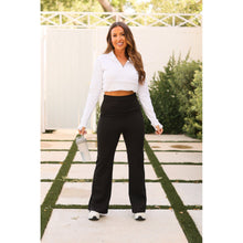 Load image into Gallery viewer, The Deluxe Paige Fold-over, Tummy Control - Yoga Leggings  - Luxe by Julia Rose®
