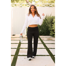 Load image into Gallery viewer, The Deluxe Paige Fold-over, Tummy Control - Yoga Leggings  - Luxe by Julia Rose®
