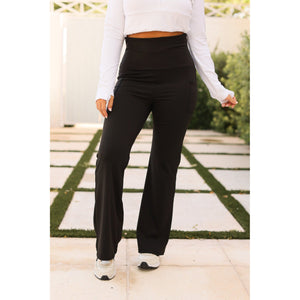 The Deluxe Paige Fold-over, Tummy Control - Yoga Leggings  - Luxe by Julia Rose®