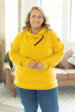 Load image into Gallery viewer, Classic Zoey Zip Cowl Sweatshirt - Mustard
