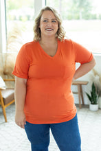 Load image into Gallery viewer, Sophie Pocket Tee - Pumpkin
