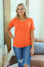 Load image into Gallery viewer, Sophie Pocket Tee - Pumpkin
