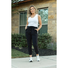 Load image into Gallery viewer, The Reagan Black Joggers  - Luxe by Julia Rose®
