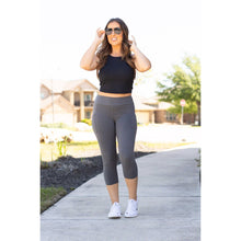 Load image into Gallery viewer, Charcoal CAPRI with POCKETS  - Luxe Leggings by Julia Rose®
