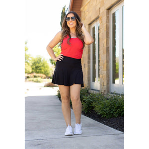 The Brielle Black Skort