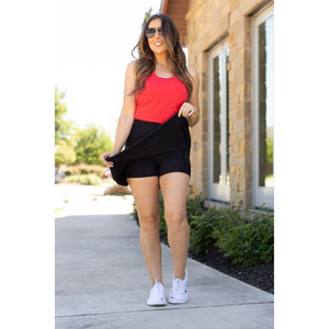 The Brielle Black Skort