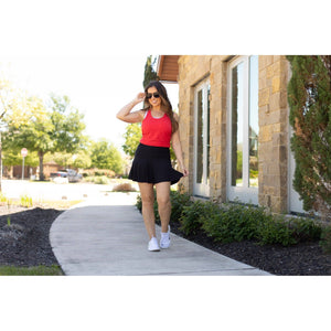 The Brielle Black Skort