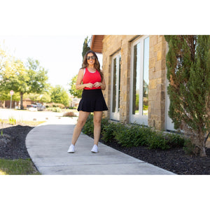 The Brielle Black Skort