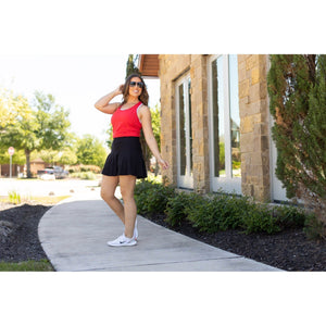 The Brielle Black Skort