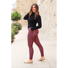 Load image into Gallery viewer, The Holly Plaid Leggings - ROUND 2
