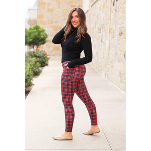 The Holly Plaid Leggings - ROUND 2