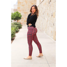 Load image into Gallery viewer, The Holly Plaid Leggings - ROUND 2
