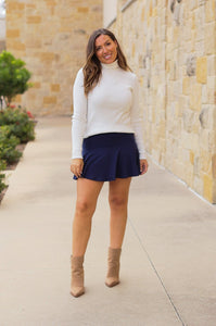 The Josie Navy Skort