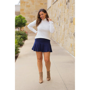 The Josie Navy Skort