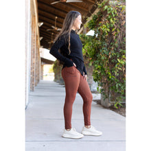 Load image into Gallery viewer, The Autumn Houndstooth Full Length Leggings with Pockets  - Luxe Leggings by Julia Rose®
