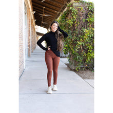 Load image into Gallery viewer, The Autumn Houndstooth Full Length Leggings with Pockets  - Luxe Leggings by Julia Rose®
